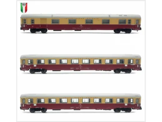 N 1:160 - Set 3 carrozze GC Typ 1969, IC Lemano, Lackierung TEE, Logo TV, FS ep. IV