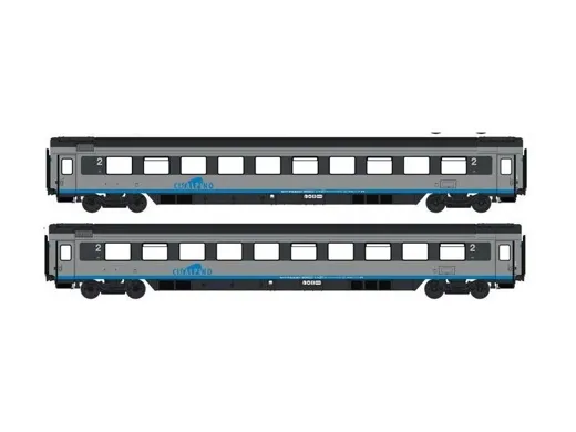 set 2 pz "Cisalpino"2xBpm, Lackierung "Cisalpino", SBB ep.V