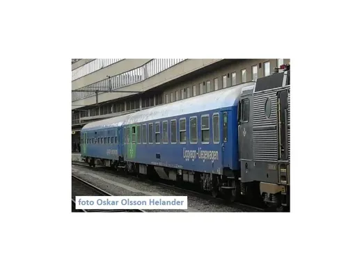 2 Stück EN496/497 Hamburg-Altona/ Stockholm, Lackierung Blau, fascia Grün con logo SJ, SJ ep.VI1xBvcmz 248.5 + 1xBvcmbz 249.1