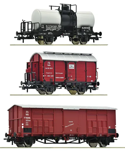 3-tlg. Set: Nebenbahngüterzug, FS