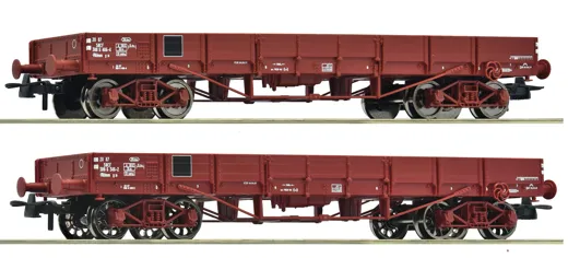 2-tlg. Set: Niederbordwagen, SNCF