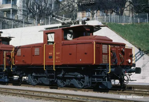 SBB Elektrische Rangierlok Ee 3/3 II 16515 nach Übernahme SNCF, Ep. IV, ACS
