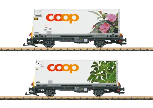 RhB Containerwagen Set “coop®“