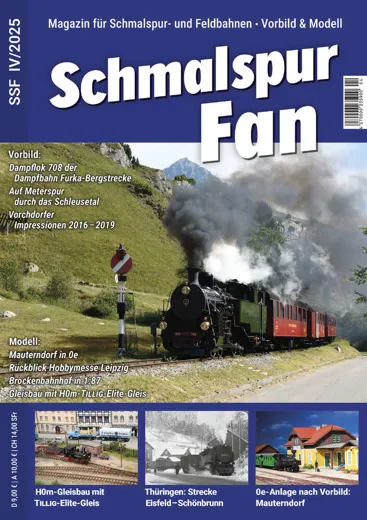 Einzelheft "Schmalspurfan" Ausgabe 4/2025