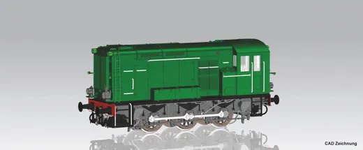 Sound-Diesellok Rangiertraktor Rh 600 DSB III Wechselstromversion, inkl. PIKO Sound-Decoder