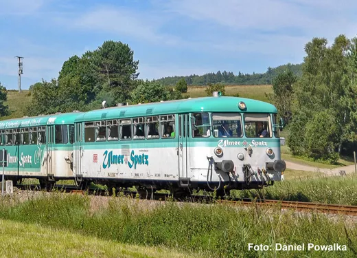 Sound-Dieseltriebwagen BR 798 + Steuerwagen Ulmer Spatz DB AG V, inkl. PIKO Sound-Decoder