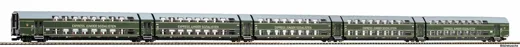 Doppelstock-Gliederzug DGBe12 Express Junger Sozialisten DR III, 5tlg.