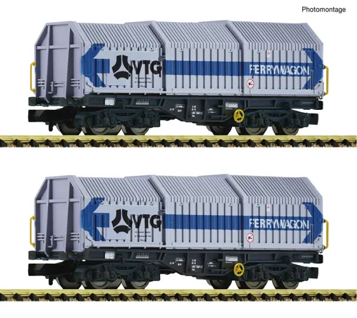 2-tlg. Set: Teleskophaubenwagen, VTG, DB