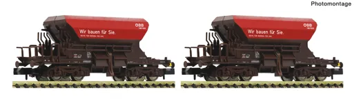 2-tlg. Set: Talbot-Schotterwagen, ÖBB Infra