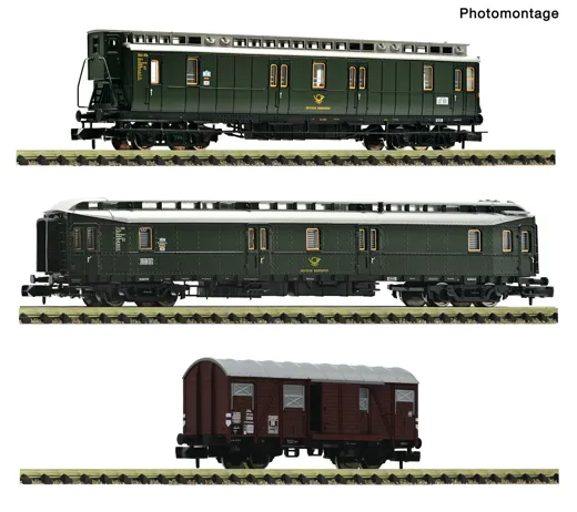 3-tlg. Set: Postzug, DB