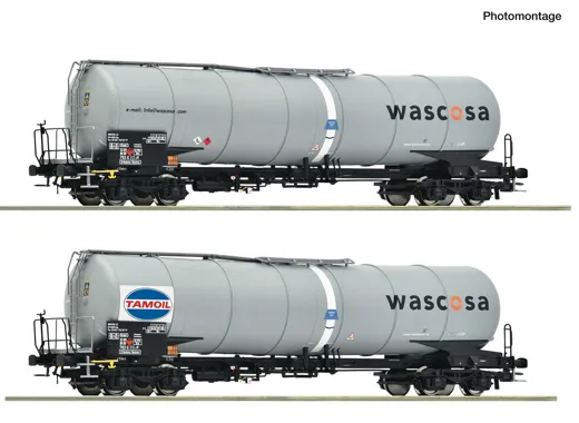 2-tlg. Set: Kesselwagen, Wascosa/Tamoil