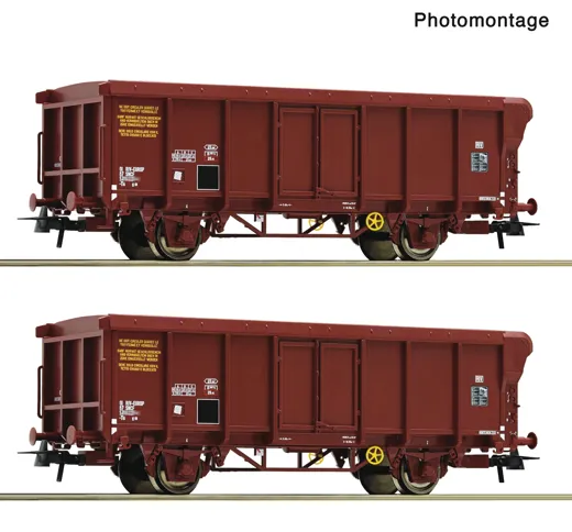 2-tlg. Set: Rolldachwagen, SNCF