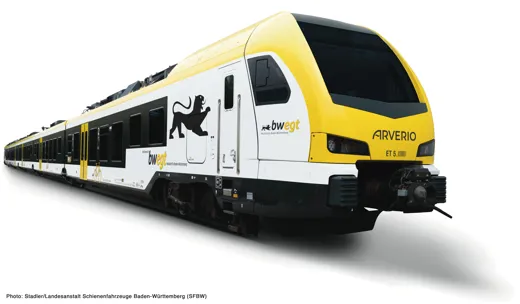 5-tlg. Set: Elektrotriebzug „FLIRT 3“, Arverio, Privatbahn