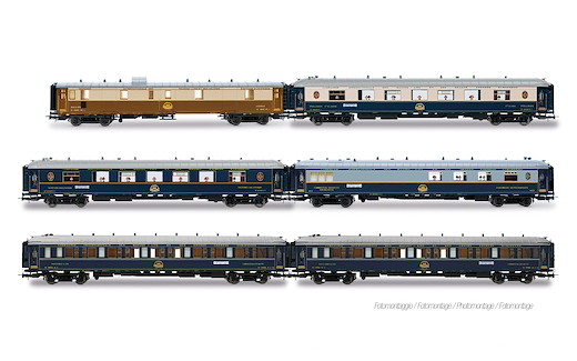 Intraflug/CIWL 6-teiliges Set 50 Jahre Nostalgie-Istanbul-Orient-Express 1976, Ep. IV/V