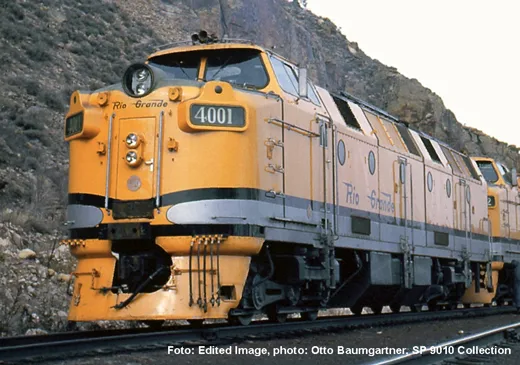 Diesellok ML 4001 D&RGW modifiziert