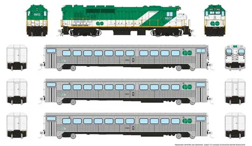 GO Transit Set DC Green 1