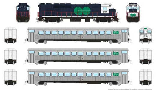 GO Transit Set DCC Blue 2