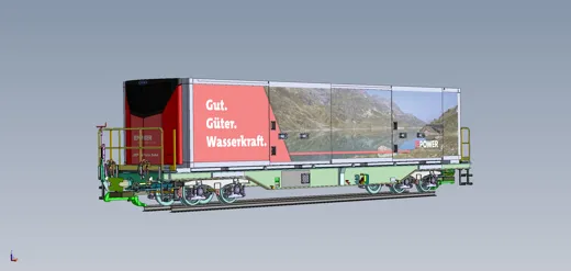 RhB Sb 656 14 Containertragwagen Repower