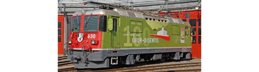 RhB Ge 4/4 II 630 Universallok "100 Jahre Chur - Disentis"