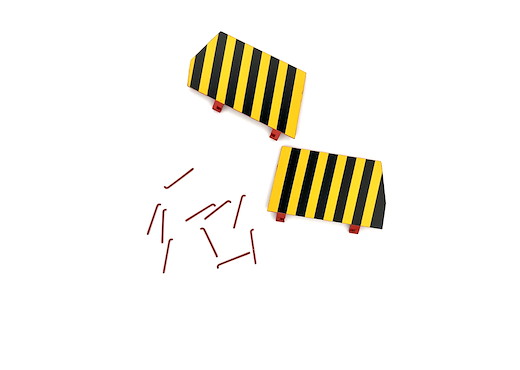 Leitblech re. mit Befestigung