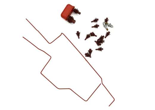 Dachleitung, Isolatoren, Pfei