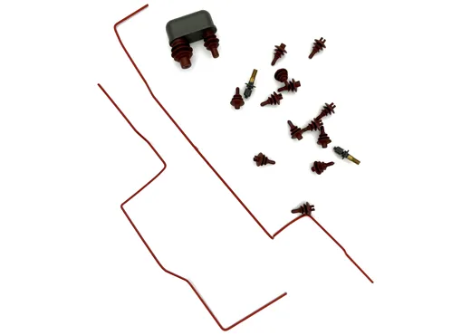 Dachleitung, Isolatoren, Pfei