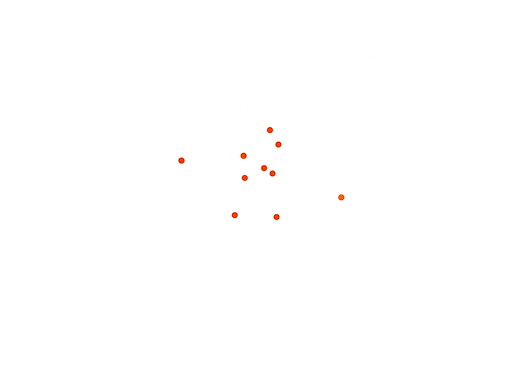 Scheibe orange 10 St