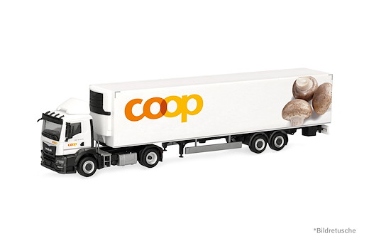 MAN TGS Kühlkoffer-Sattelzug Coop