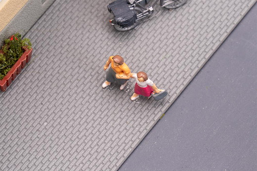 Bastelplatte Gehweg, dunkelgrau