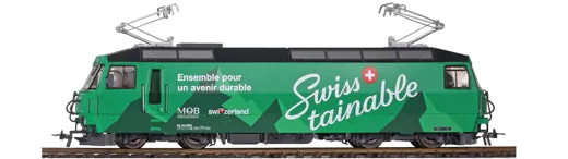 MOB Ge 4/4 8004 Werbelok  "Swisstainable"
