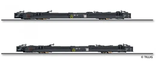 Güterwagenset der Brohltal-Schmalspur-Eisenbahn GmbH