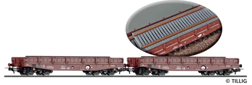 Güterwagenset der DR