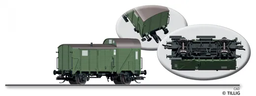 Güterzug-Packwagen, Pwg pr-14, DR