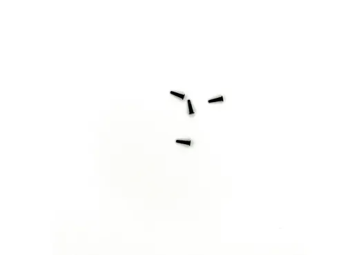 Puffer oben flach schwarz 4 S