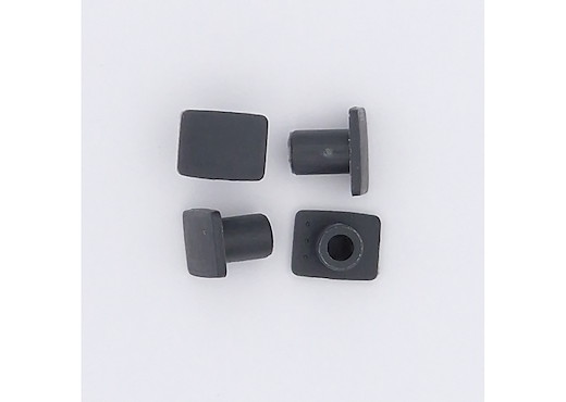 Puffer eckig grau 4 St