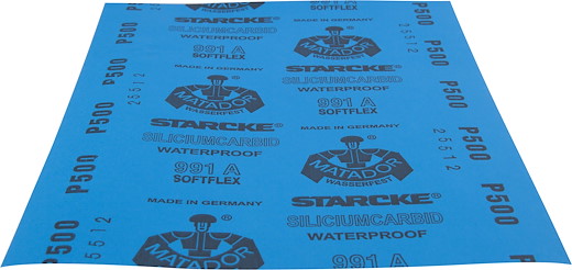 Schleifpapier wasserfest P500