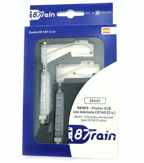 RENFE - Oberleitungsmasten mit CR-160 Ausleger (2 St.)