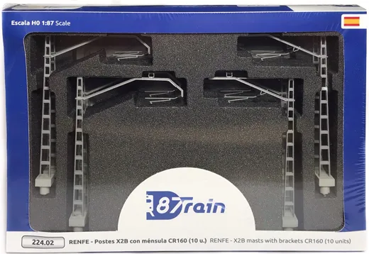 RENFE - Oberleitungsmasten mit CR-160 Ausleger (10 St.)