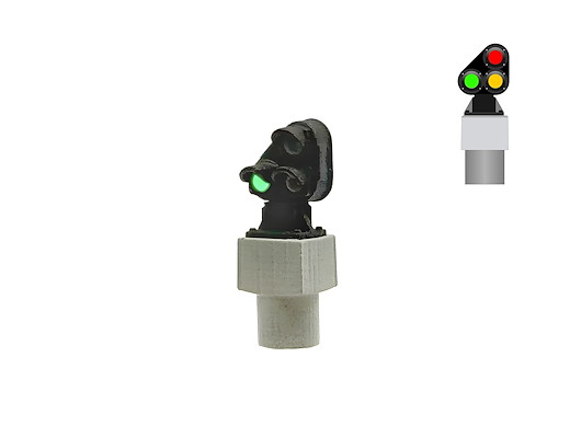 NS - Zwergsignal mit 3 LEDs (Grün+Rot/Gelb)