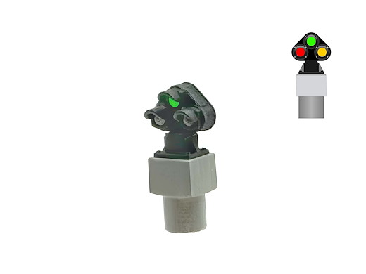 NS - Zwergsignal mit 3 LEDs (Rot+Grün+Gelb)