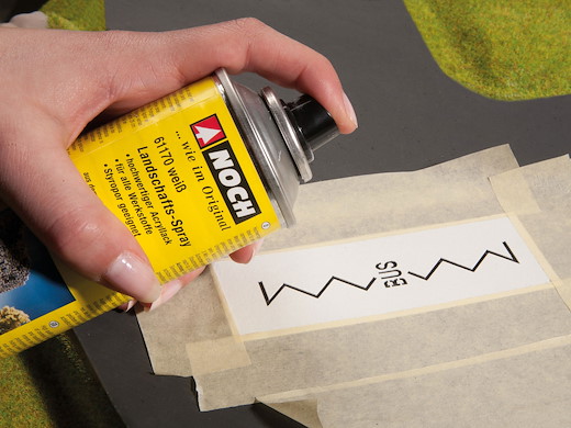 Straßenmarkierungs-Schablonen