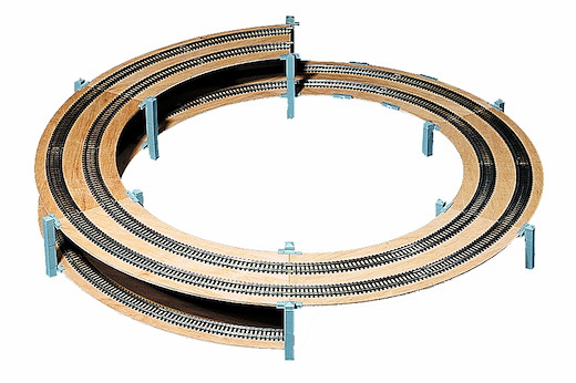 N Gleiswendel Grundkreis 1- oder 2-gl.