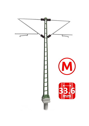 DB - Mittelmasten mit Re160 Auslegern - M (3+3 St.)