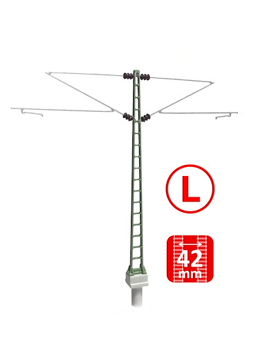 DB - Mittelmasten mit Re160 Auslegern - L (3+3 St.)