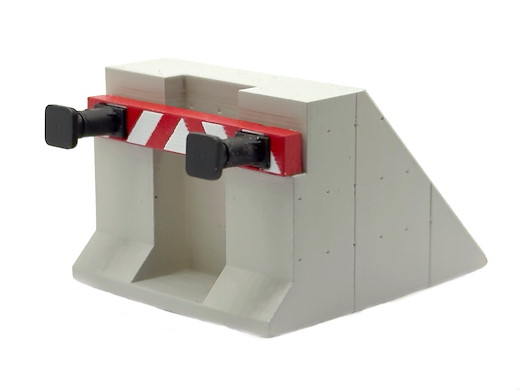 Moderner RENFE Prellbock (Rot)