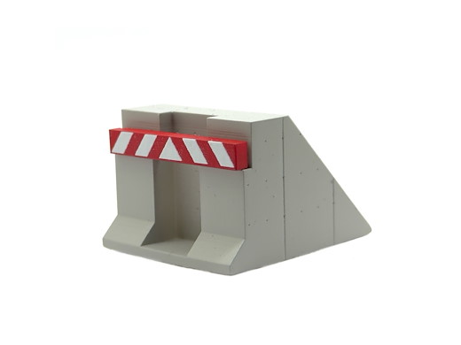 Moderner RENFE Prellbock ohne Puffer  (Rot)