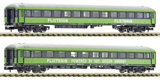 2-tlg. Set 1: Reisezugwagen, FlixTrain, Privatbahn