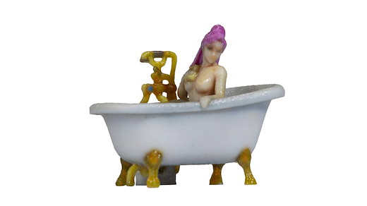Badende Frau, 3D-Master-Einzelfigur