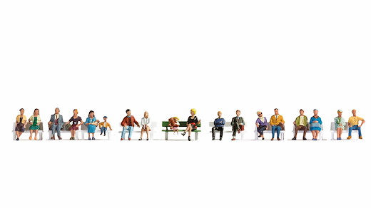 XL-Set Sitzende (ohne Bänke)