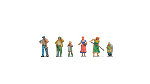 Landwirte, 3D-Farbdruck